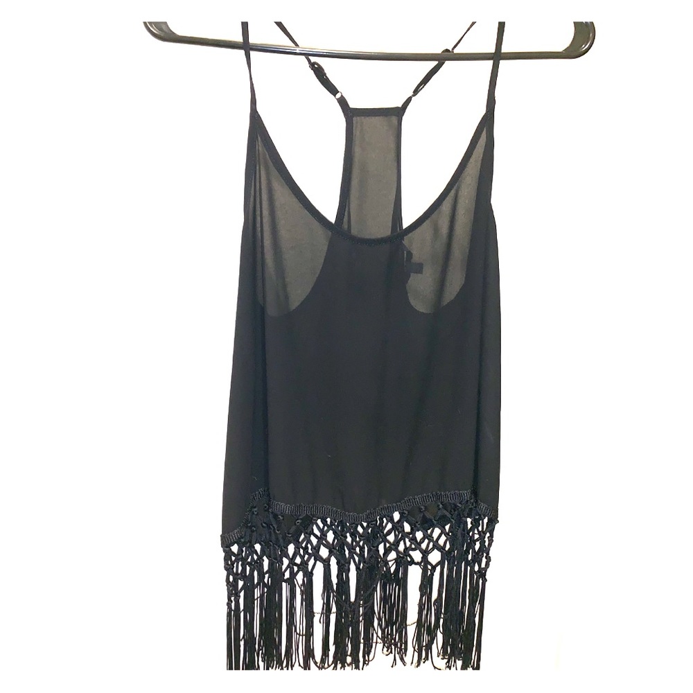 Boutique fringe top